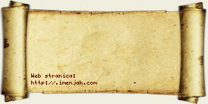 Jana Čučak vizit kartica